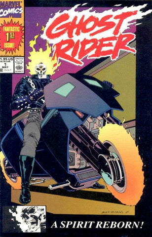 Ghost Rider (1990) #1 (Second Print Cover)