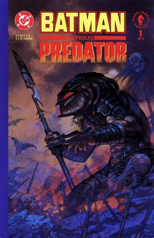 Batman Versus Predator (1991) #1 (Predator Cover)