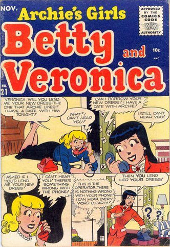 Archie's Girls Betty and Veronica (1950) #21